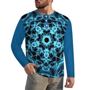 Long Sleeve Single-Breasted Henry Shirt