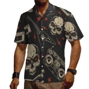 Mens 190g 100% Cotton All-Over-Print Shirt