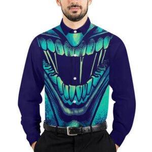 Mens Full Sleeve Turn-Down Collar Casual Shirt