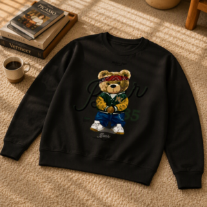 USA Stock 180g Cotton Long Sleeve Printed T-Shirt